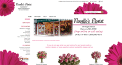 Desktop Screenshot of novellosflorist.com